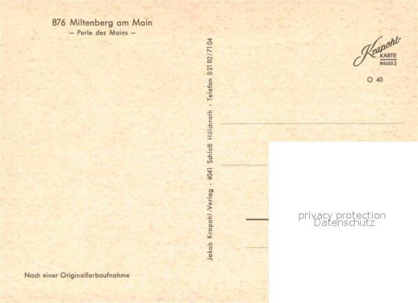 Miltenberg Main Kirche Mainpartie – Bild 2