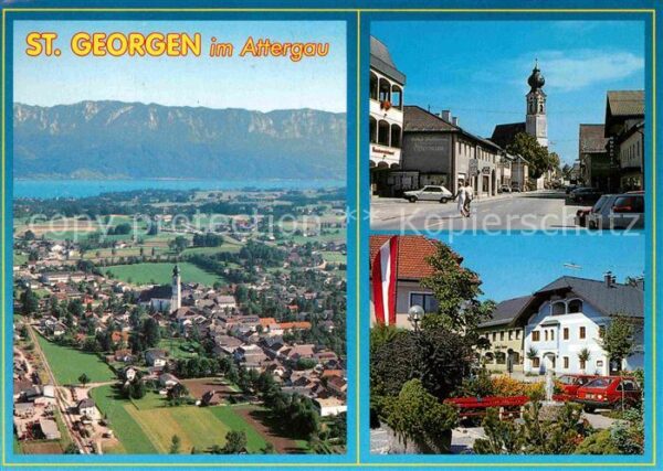 St Georgen Attergau Fliegeraufnahme Ortsmotive
