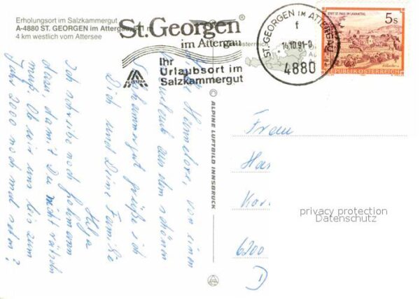 St Georgen Attergau Fliegeraufnahme Ortsmotive – Bild 2