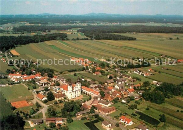 St Veit Vogau Barocke Wallfahrtskirche Fliegeraufnahm