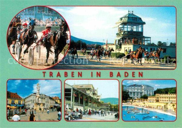 Baden Wien Trabrennbahn Motive Hauptplatz Thermals