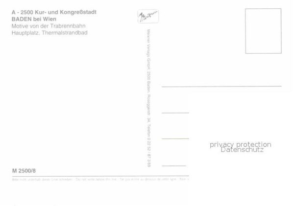 Baden Wien Trabrennbahn Motive Hauptplatz Thermals – Bild 2