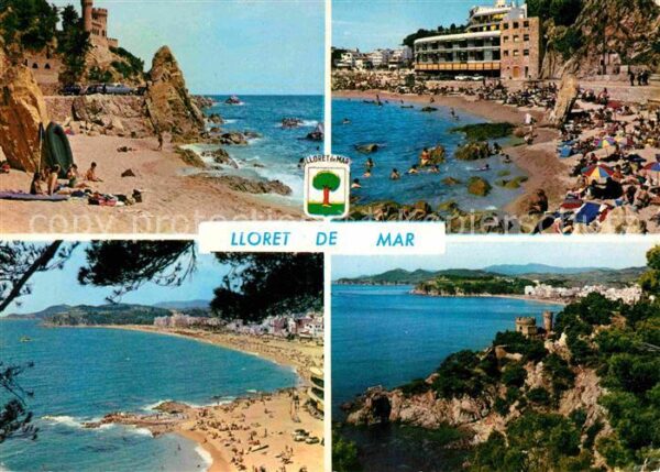 Lloret de Mar Strandpartien Panorama
