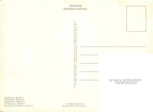 Kemeri Sanatoria Kemeri – Bild 2