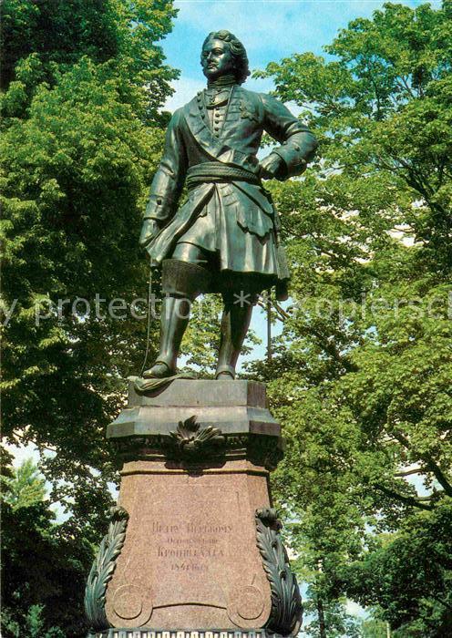 St Petersburg Leningrad Kronschtadt Petr I Denkmal