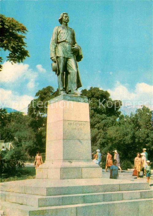 Jalta Yalta Krim Crimea Gorki Denkmal