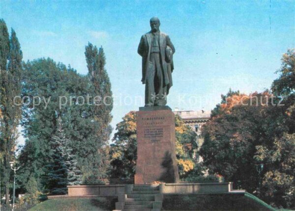 Kiev Kiew Monument Taras Shevchenko