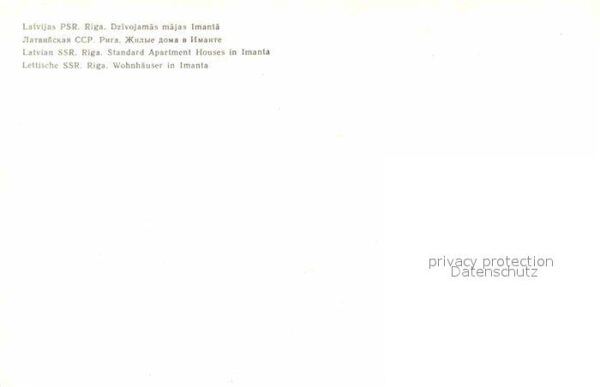 Riga Lettland Dzivojamas majas Imanta – Bild 2