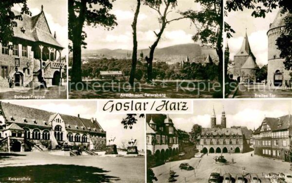 Goslar Rathaus Treppe Kaiserplatz Marktplatz B