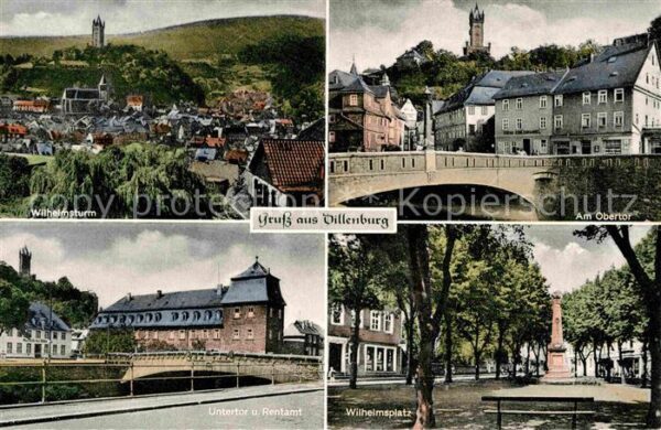 Dillenburg Wilhelmsturm Untertor Rentamt Wilhelmsp