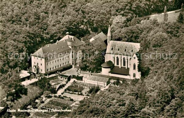 Marienthal Rheingau Fliegeraufnahme Kirche