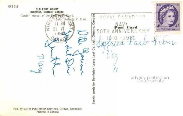 Kingston Ontario David Maskottchen vom der Fort Henry Gu – Bild 2