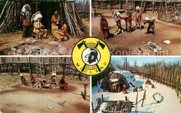 Midland Ontario Huron Indian Village