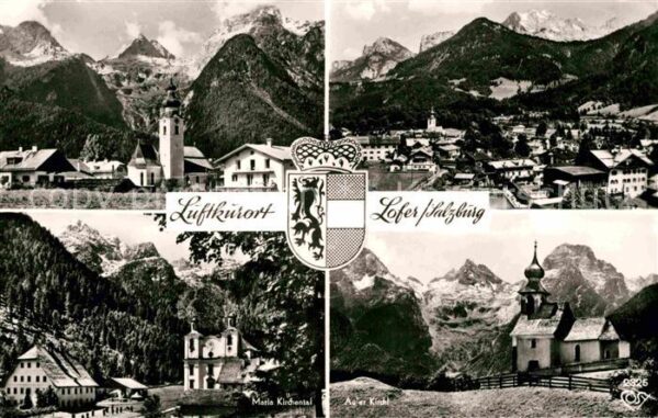 Lofer Maria Kirchental An der Kirchl Panorama