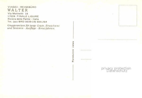 Finale Ligure Reisebüro Walter – Bild 2