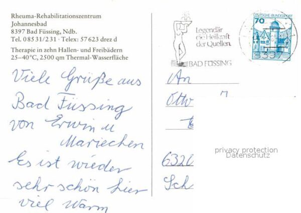 Bad Fuessing Rheuma Rehabilisationszentrum Johannesb – Bild 2