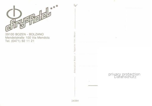 Bozen Suedtirol Hotel Chrys – Bild 2