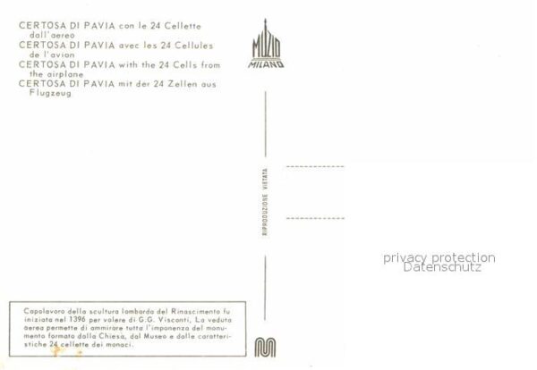 Certosa Di Pavia Fliegeraufnahme – Bild 2