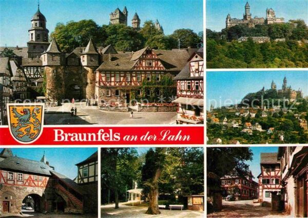 Braunfels Schloss Tor Fachwerkhüser