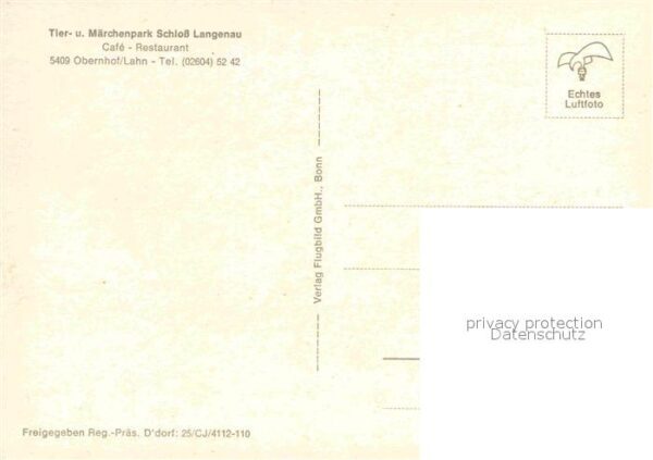 Obernhof Lahn Fliegeraufnahme Tier- und Märchenpark S – Bild 2
