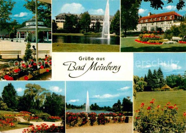 Bad Meinberg Kurpark Fontäne Pavillon