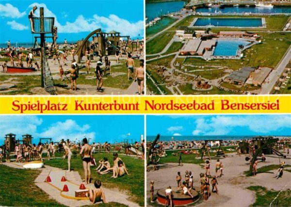 Bensersiel Spielplatz Kunterbunt Fliegeraufnahme