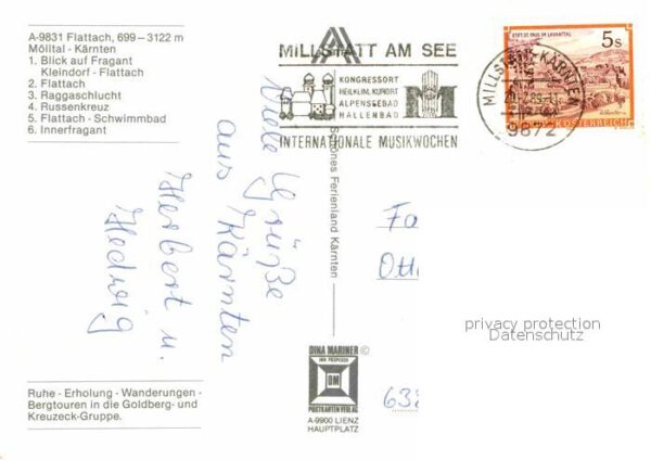 Flattach Fragnat Raggaschlucht Russenkreuz Schwi – Bild 2