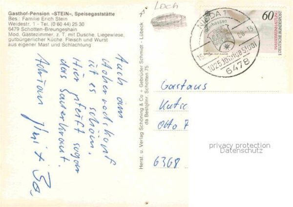 Schotten Hessen Gasthof Pension Stein – Bild 2