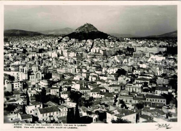 Athen Griechenland Panorama mit Lykabettus