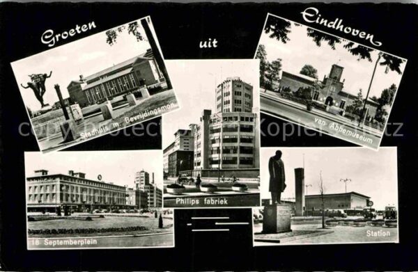Eindhoven Netherlands Stadhuis Philips-Fabrik Station Septemb