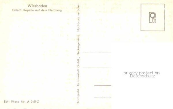 Wiesbaden Griechische Kapelle auf Neroberg – Bild 2