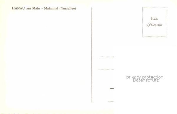 Hanau Main Mahnmal Nussallee – Bild 2