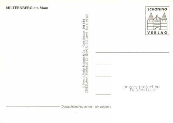 Miltenberg Main Mainpartie und Fachwerkhäuser – Bild 2