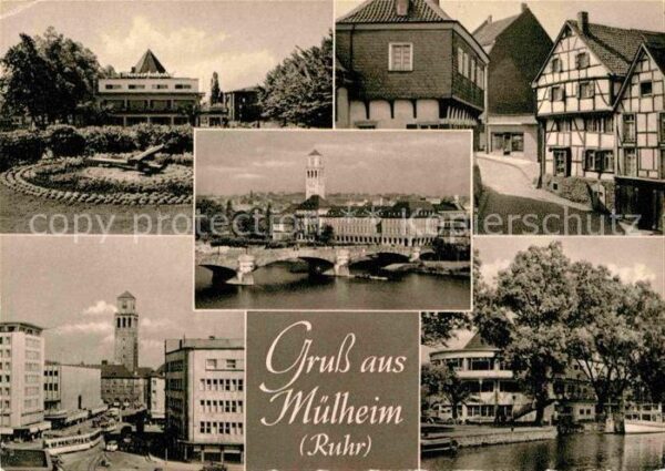 Muelheim Ruhr Brückenpartie Fachwerk