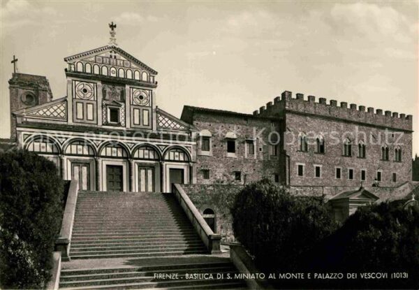 Firenze Florenz Basilica Di S. Miniato al Monte e Palaz