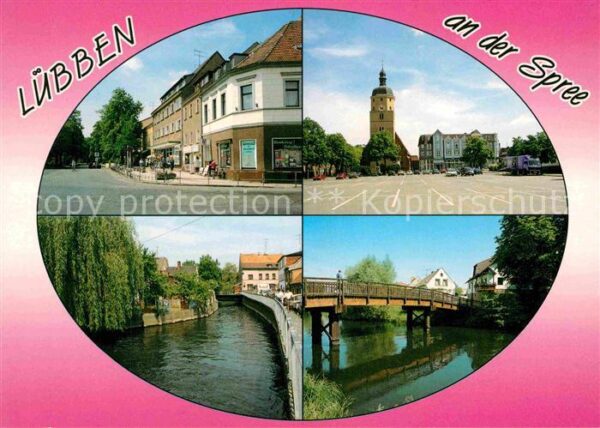 Luebben Spreewald Breite-Strasse Mühlendamm Spree