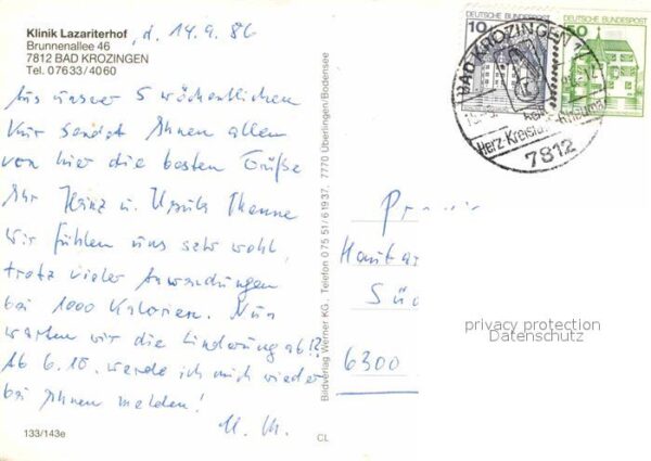 Bad Krozingen Klinik Lazariterhof – Bild 2