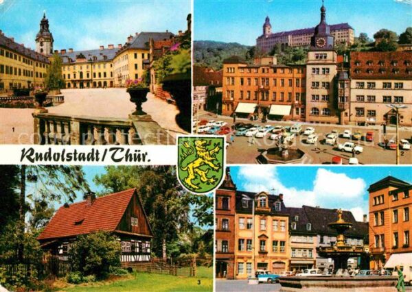 Rudolstadt Schloß Heidecksburg Marktplatz Volkskun