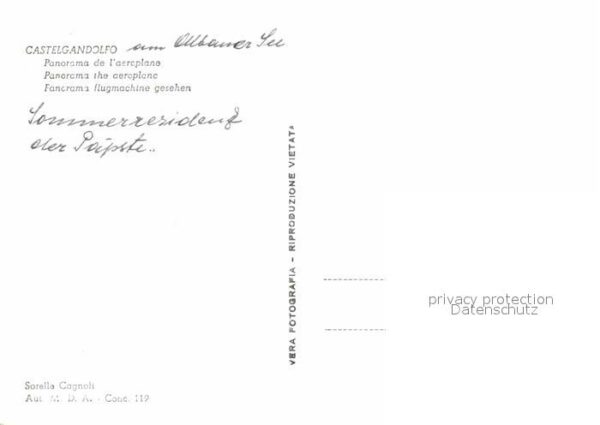Castelgandolfo Latium Fliegeraufnahme – Bild 2