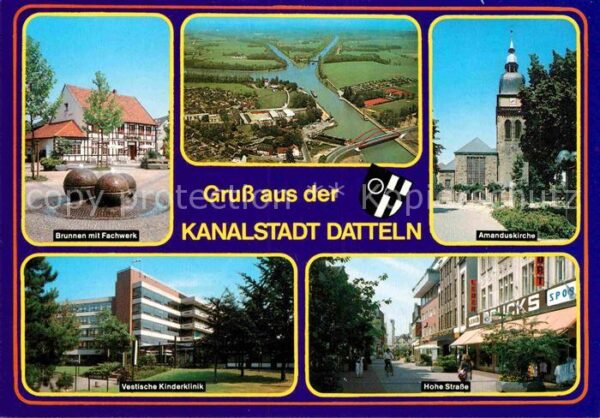 Datteln Kanalstadt Amanduskirche Hohe-Strasse V