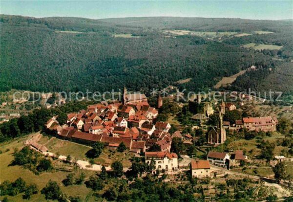 Dilsberg Fliegeraufnahme im Neckartal