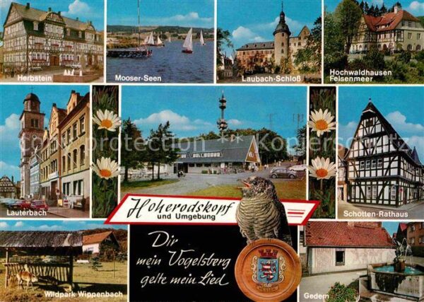 Hoherodskopf Herbstein Mooser-Seen Laubach-Schloß Ho