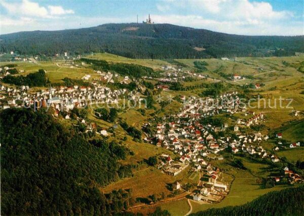 Reifenberg Taunus Fliegeraufnahme mit Feldberg