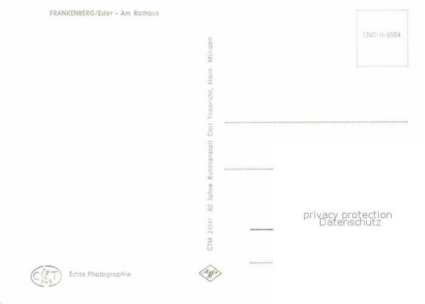 Frankenberg Eder Rathaus – Bild 2