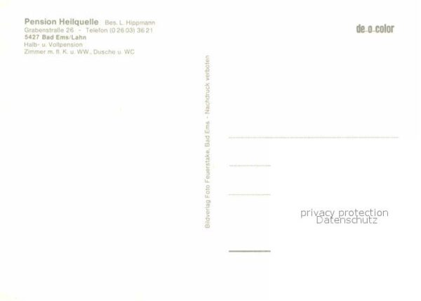 Bad Ems Pension Heilquelle Fliegeraufnahme Lahn – Bild 2