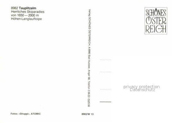 Tauplitzalm Skigebiet Langlauf – Bild 2