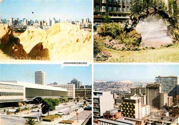 Johannesburg Gauteng Mine dump and city