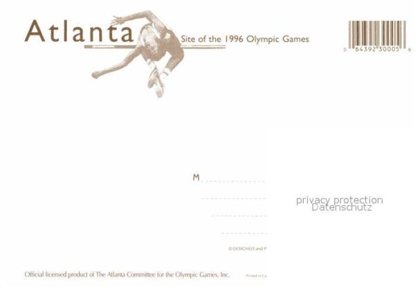 Atlanta Georgia Olympische Sommerspiele 1996 Skyline – Bild 2
