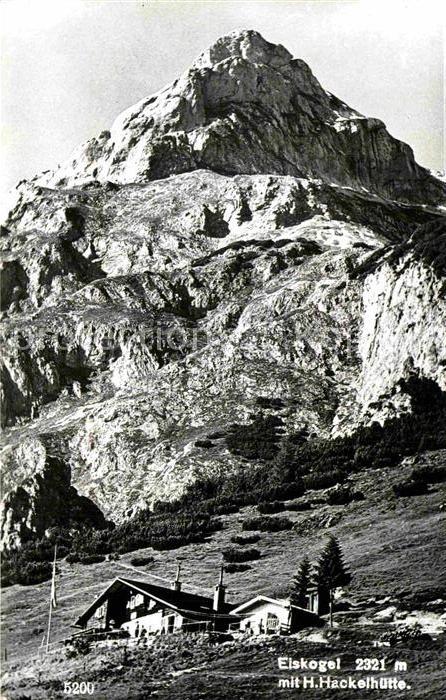 Werfenweng Heinrich Hackel Hütte mit Eiskogel Tenn