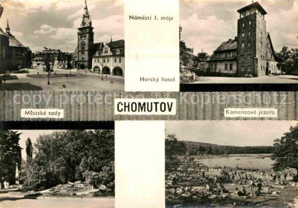 Chomutov Mestske sady Namesti I. maje Horsky hot